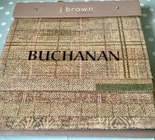 J Brown .. Buchanan .. Large Fabric Sample Book ..