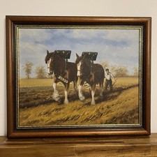 Clydesdale horses farmer - horses,
