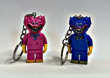Kissy Missy Or Huggy Wuggy minifigure KEYRING
