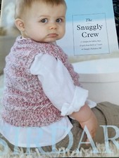 Sirdar Book 456 The Snuggly Crew 21 Patterns Babies Boys Girls DK Tops, Blanket