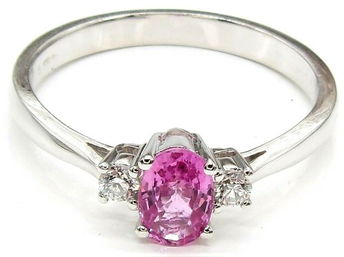 18ct white gold - 18ct, pink