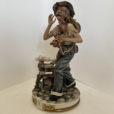 Capodimonte Tosca A Seller Of Pots Rare Porcelain Detailed VGC 28cm Tall