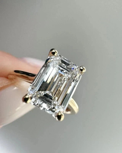 Emerald cut ct white - cut, 4.10