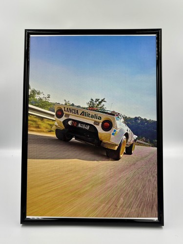 Framed lancia stratos rally - lancia,