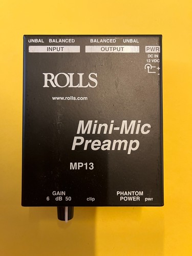 Rolls mp13 mini mic preamp - •,