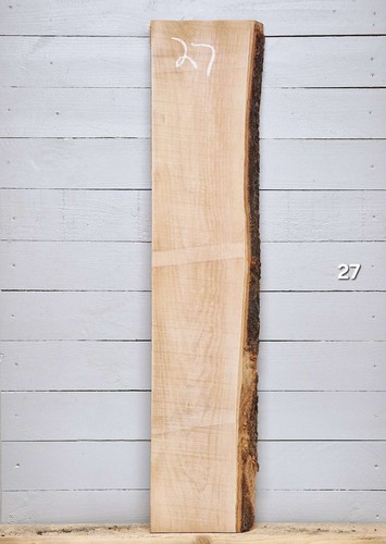 Steamed beech live edge kiln - steamed,