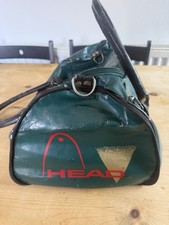 Vintage 1990’s Head Bag Monte Carlo Holdall - Green & Black & Zip Bag - Free P&P