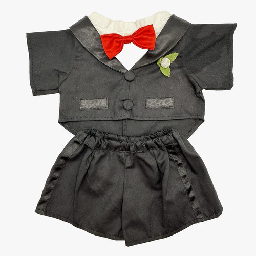 Build bear tux tuxedo red - tux,