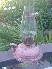 Unusual Pink Home Front Anderson Shelter Kelly Oil Lamp