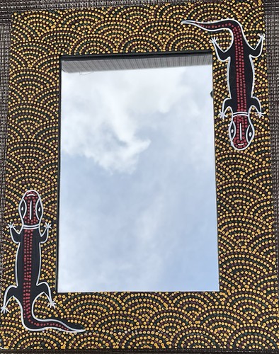 Rectangular wall mirror - ,