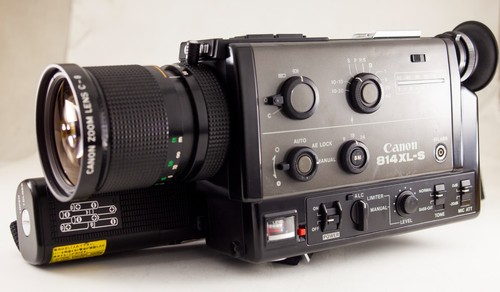 Canon 814 super 8 movie - xl-s,