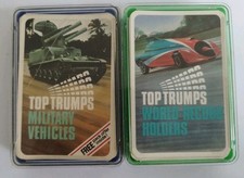 2 x Waddington's Dubreq Top Trumps Star Trump Bundle 70s Military & World Record