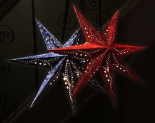 Hanging velvet star light