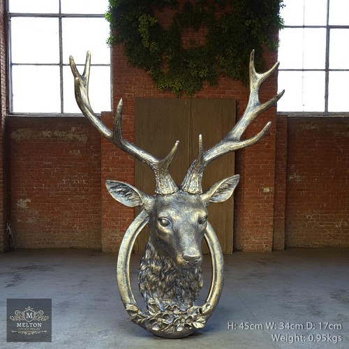Wall mounted stags head - wall,