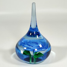 Teardrop Art Glass Paperweight