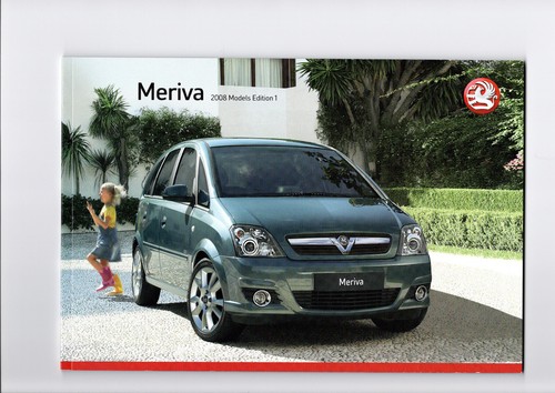 Vauxhall meriva range 2008 - meriva,