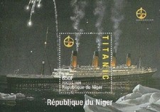 TITANIC OCEAN LINER SHIP DISASTER 1998 MNH STAMP SHEETLET