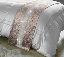 Blush Pink Diamante & Crushed