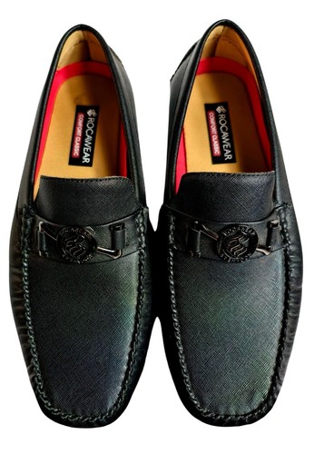 Rocawear mens black loafers - mens, 10