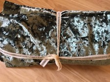 Crushed Velvet Dark Green Upholstery/ curtain Fabric, Top Quality , Heavy.