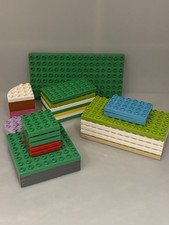 LEGO Duplo Baseboard Bundle 30+ Pieces Mixed Sizes & Colours