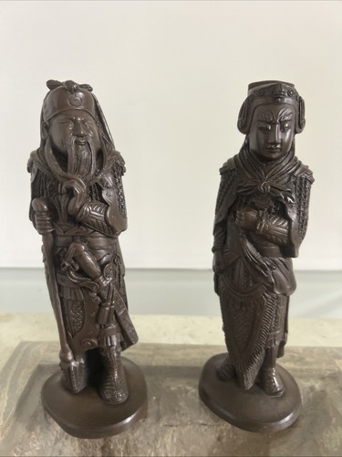Vintage pair chinese figurines
