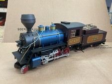 PIKO G GAUGE STEAM LOCOMOTIVE 2-6-0 MOGUL AT &SF W/TENDER 38217 DCC SOUND WORKS!