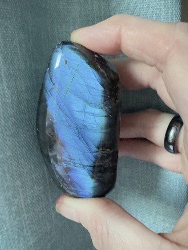Polished blue flash - polished,