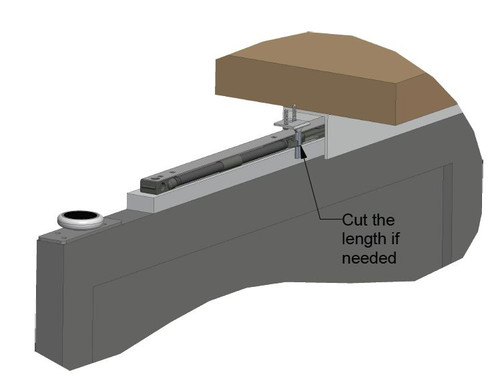 Soft close damper - close, for