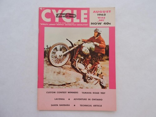 Cycle magazine august 1962 - august,