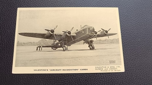 Ww2 aircraft recognition card - ww2,