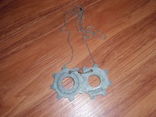 Gears of War COG Tag Necklace (Gears of War 4) metal chain