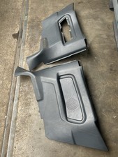 BMW E30 Convertible Leather Rear Door Cards Blue