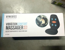 Homedics Vibration Comfort Massager With Heat, BKP-112HA-GB Chair Brand New