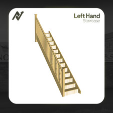Straight Staircase (Left Hand)