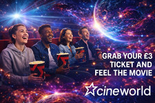 Cineworld cinema ticket - 1, x