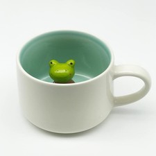 Frog mug peekaboo - 3d, animal