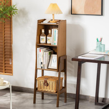 3-Tier Bamboo Bookshelf - Wood