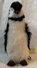 Real Alpaca Fur Penguin Plush
