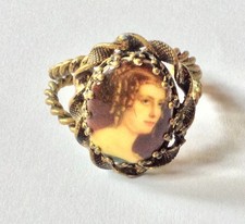 Antique 1920s Portrait Ring