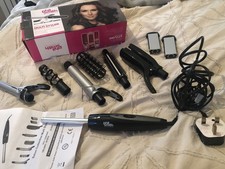 USED ONCE PHIL SMITH MULTI HAIR STYLER 7 ATTACHMENTS CURL WAVE STRAIGHTEN VOLUME