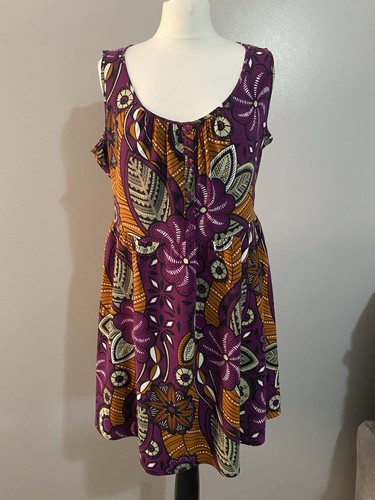 Mia moda purple floral boho - purple,