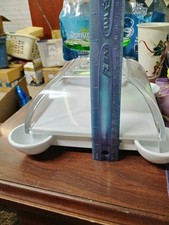 Rare Borek Sipek Square Glass & Ceramic Kaasstolp Cheese Dome Serving 