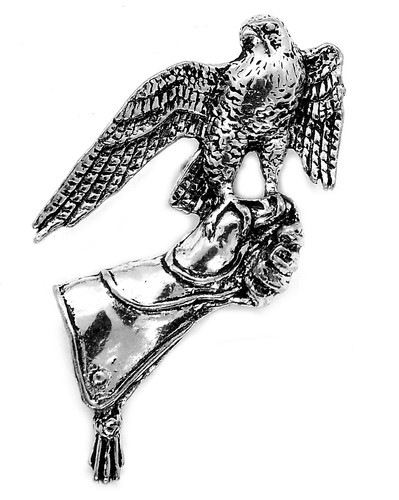 Falcon bird glove pin - falcon,