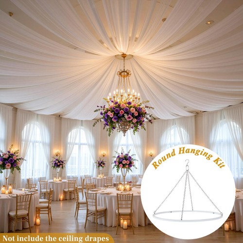 Ceiling drapes hanging kit - drapes,