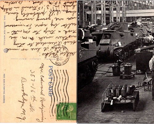 Vintage military tank factory - vintage,