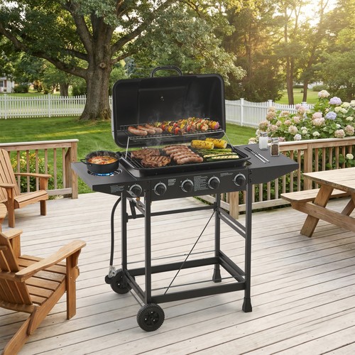 Burner bbq propane gas grill - 4,