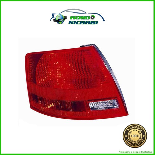 Rear left red tail - red, sx