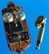 ANTIQUE ERICSSON WALL MOUNTED ORIGINAL VINTAGE TELEPHONE FOR REPAIR OR PARTS