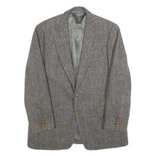 HARRIS TWEED Mens Brown Grey